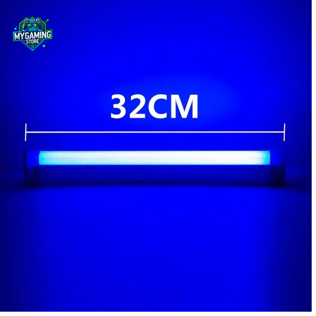 presentation Tube led RGB bleu taille 32 cm
