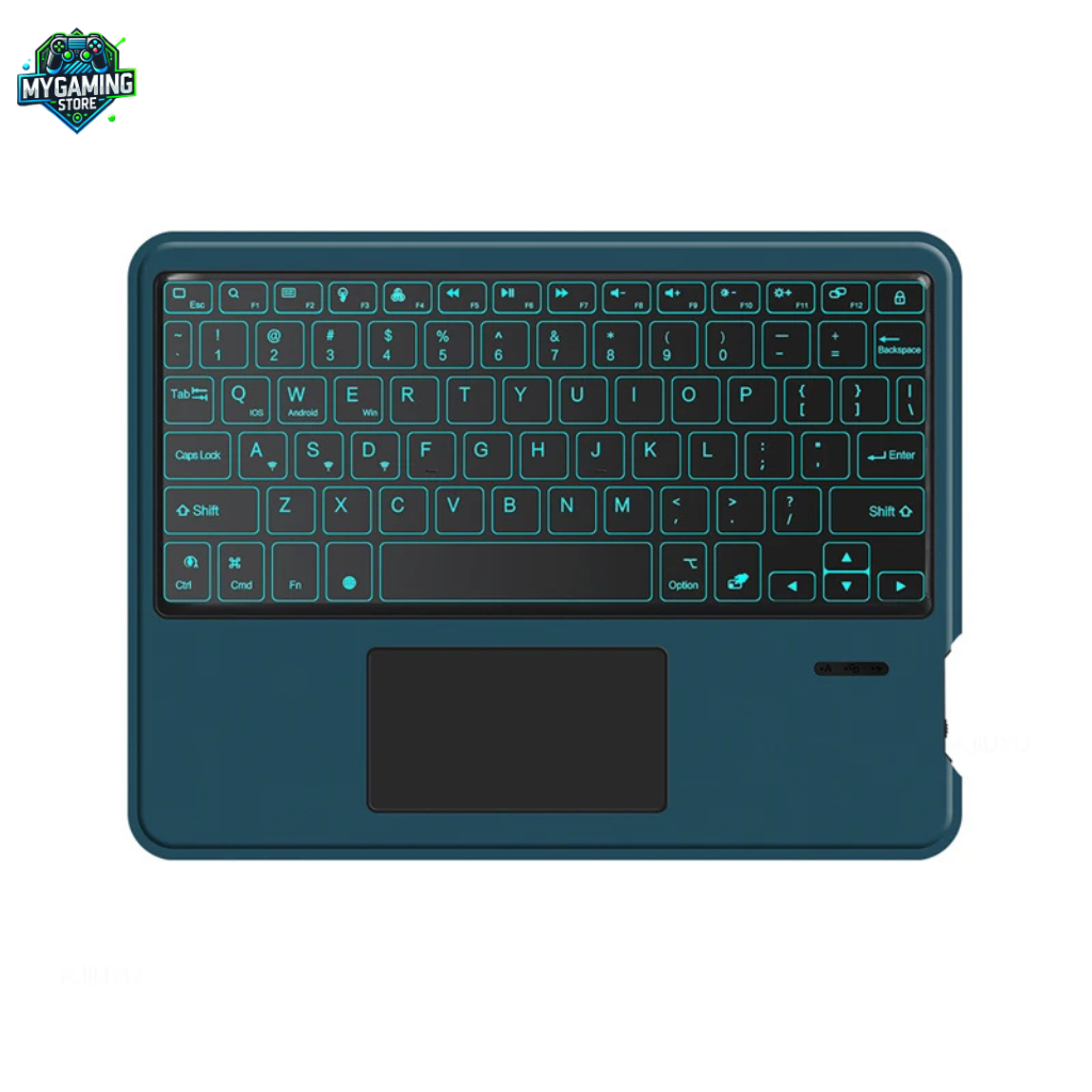 Clavier Bluetooth rétroéclairé RGB vert foncé AZERTY