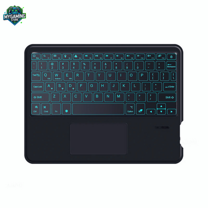 Clavier Bluetooth noir RGB avec pavé tactile AZERTY