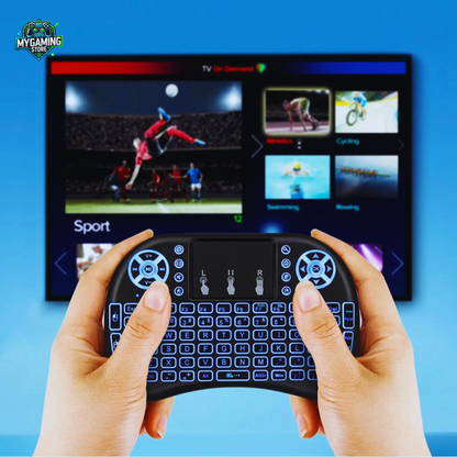 Mini clavier sans fil utilisé pour une Smart TV
