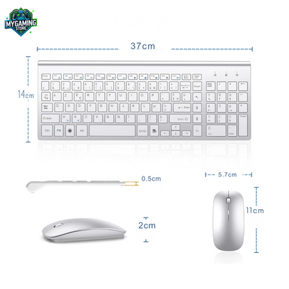 Dimensions du clavier et de la souris sans fil AZERTY